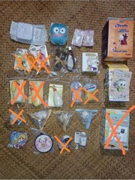 🈹執屋清貨🈹全新扭蛋/盲盒/盲袋/萌粒/推石機雜物(共15件，可散買) #hello kitty #kuromi #水怪 #sanrio #角落生物 #chiikawa #海瀨師傅 #飛鼠 #肥chi