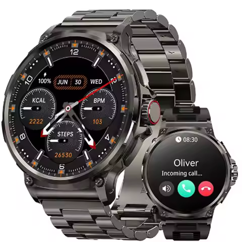 for Motorola Moto E32s LG Q60 Alcatel 1V 2021Bluetooth Smart Watch Men Women Heart Rate Blood Pressu