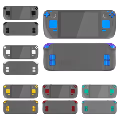 eXtremeRate Replacement Full Set Buttons for Steam Deck LCD (Controller NOT included) - Glossy & Sin