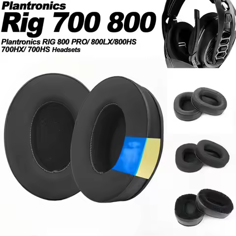 Earphone Pads For Plantronics RIG 800 PRO/ 800LX/800HS 700HX/ 700HS Replacement Earpads Headphones E