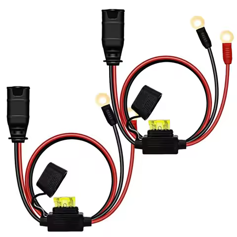 2 PCS Wire Harness for NOCO GC002 X-Connect 6mm Smart Batteries Trickle Charger Cable Battery Tender