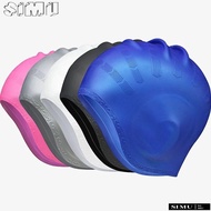 SIMULR Swimming Pool Cap, Stretchy Design Comfortable Fit Swim Silicone Hat, Water Sports Silicone M