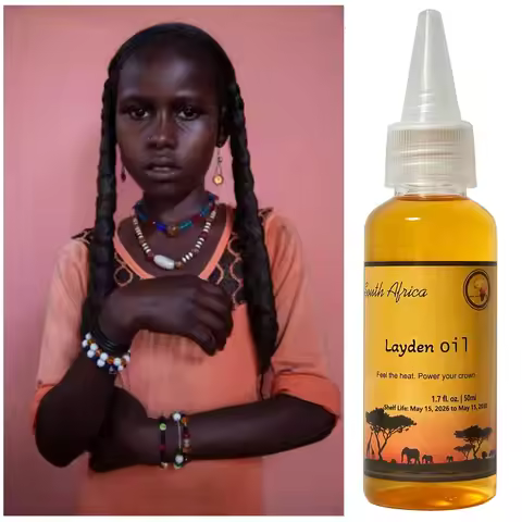 African Traditional Layden Oil for Scalp & Hair Roots Strengthening 1.7 Fl Oz