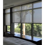 VFTD Diy Roller Blind Sunscreen 90X160Cm Venetian Window Curtain