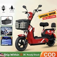 New 2025 Upgrade 500W Ebike Skuter Elektrik Basikal Dewasa e scooter scooter motor skuter basikal el