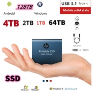 128TB Portable SSD 64TB External Hard Disk 32TB flash drive for Data Storage 16TB 8TB 4TB Moblie Har