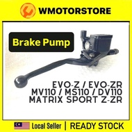 Master pump depan front master pump demak evo z /evo zr/mv110/ms110/matrix sport z/zr/dv110 DISC bre