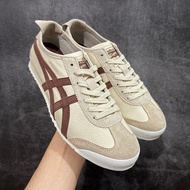Onitsuka Tiger Mexico 66 Retro Sneakers Top Layer Nepa Fine Grain Leather Low-Top Shock Absorption A