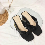 0BRAIN WASH - SYAIMA SANDAL HEELS HAK TAHU 5 CM [ REAL PICT ]