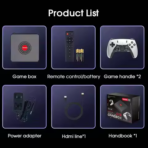 G13 Gamebox retro Stick 4K 64GB 20000 Games DX System 2.4G Wireless Retro Classic Video Gaming Conso