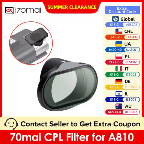 70mai Original CPL Filter Only for 70mai Dash Cam A810