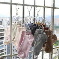 Stainless Steel Hanger Windproof Clothing Rack Sock Drying Hanger Sock Laundry Airer Hanger Underwea