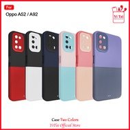 YITAI YC32 Case Two Colors Oppo A17 A52 A92 A53 A33 2020 A54 4G A55 4G