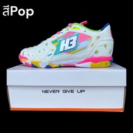 รองเท้า*Futsal H3 รุ่นEMOTIoN*สีสดSupportเท้าได้ดียึดเกาะแน่นๆได้ทุกสนาม