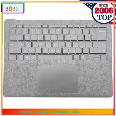 For For Microsoft Surface Laptop 3 4 13.5" 1867 1868 1950 1958 Palmrest Keyboard US