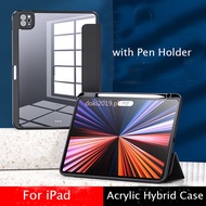 For iPad 10th Gen Case 10.9 Air 5 2022 Tablet cover iPad Pro 11 12.9 M2 with Pencil Holder Cover iPad A2757/A2777