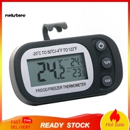  Ultra-thin Fridge Temperature Meter for Restaurant Magnetic Digital Fridge Thermometer Convenient