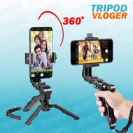 HP Tripod 360 Foldable Switchpod + Mobile Phone Holder Vlogging Live Meeting Folding Mini Switch Pod
