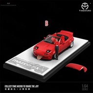 [訂購] 1∶64 車模 賣萌系👅MAZDA MX-5 頭燈可獨立開關 車頂分件可拆 合金汽車模型