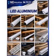LED Channel Strip Light Aluminium Led Aluminium Profile Casing Profile Track Housing Aluminium  Alum