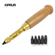 KIPRUN Automatic Belts Punch Hole Punch Screw Replaceable Mute Rotary Punching Punchers Leather Punc