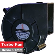 Kipas Turbo Fan Keong blower DC 12v