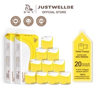 【20 Roll】DWY Toilet Paper 4-Ply Tissue Roll 170Gsm Thickened High Quality Flushable Tissue