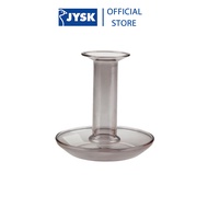 Chân nến | JYSK Edgar | thủy tinh | nâu/xám/hồng | DK10xC10cm