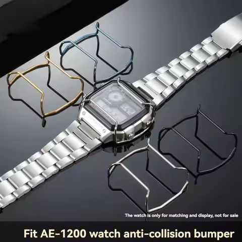 For Casio AE-1200 AE1200 AE-1200WH AE-1300 Watch Retro Bumper Anti-collision Personalized Modificati