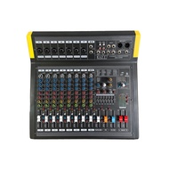 (FREE Wired Mic) DENN DQX-8ARB 8-Channel Powered Mixer