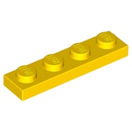 Lego 3710 Plate 1 x 4 yellow