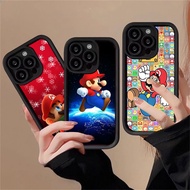 BQ-96 Super Mario Silicone Casing for iPhone 13 14 15 11 12 Pro Max