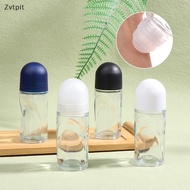 [ZVP] 50ml transparent glass roll-on bottle Extra large roll on armpit perfume oil bottle Antiperspi