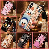 Silicone Shockproof Phone Case For TP-Link Neffos C9 Max Cute Anti-knock Wrist Strap Phone Holder Fa