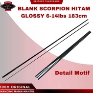 Best Seller Ready 88Lebe Blank Liebe Rod Scorpion Black Glossy/Xwrap 2 Piece 183Cm 614Lbs Original 8