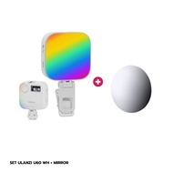 Ulanzi U60 RGB Video Light (BK/WH) ไฟมินิ RGB พร้อมที่หนีบสมาร์ทโฟน ช่อง Cold Shoe มีแม่เหล็กดูดติด