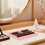 80D D-Curl Lash Clusters Set 8-16mm, Pro 3D Wispy Volume for DIY Eyelash Extension Set 80D D-Curl La