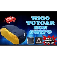 TOY-CAR/WIGO/EON/i10/MIRAGE HB/ETC. WATER REPELLANT CAR COVER!!!