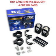 Đèn LED Trợ Sáng Mini W2 ZEDLIGHT 4 Chế Độ Sáng Tích Hợp Auto Passing - Bảo Hành 24 Tháng