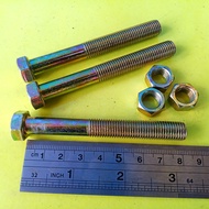 YELLOW BOLT NUT M10 X 80 BMK M10 X 80/ YELLOW M10X80 BOLT/ M10 BOLT/ 14 KEY BOLT/ 14 8CM LENGTH/