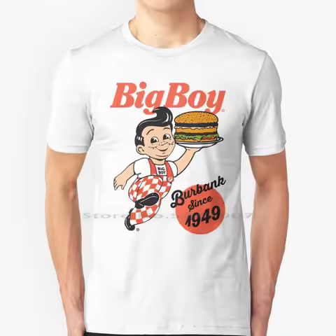 Bob's Big Boy Burger Burbank Since 1949 T Shirt Cotton 6XL Bobs Big Boy Burger Funny For Men Women B