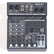 New Mixer Ashley Premium 4 Channel 4 Ch Usb Bluetooth Recording