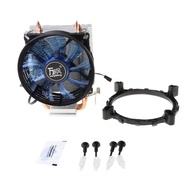 【HOT SALE】2 Heatpipe Aluminium PC CPU Cooler Cooling Fan For Intel 775/1155/1151 AMD 754/AM2