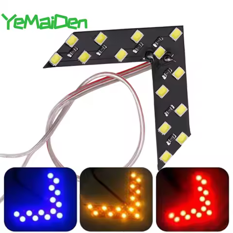2 PCS Car LED rear view mirror arrow panel light Mirror Indicator Turn Signal Bulb Car Rearview mirr