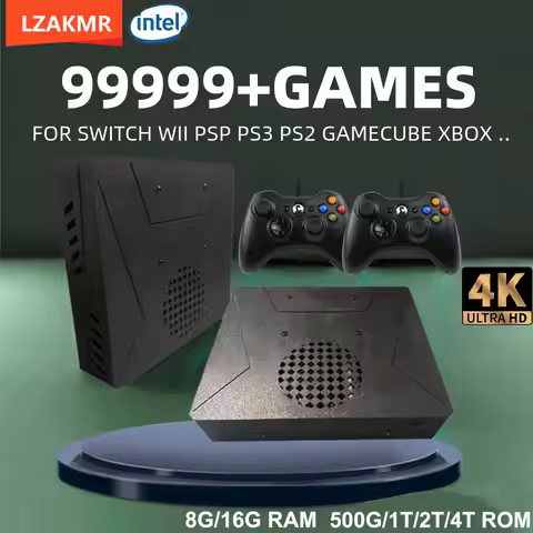 LZAKMR NEW Upgrade S1 Game Box Dual System Windows11 2/4TB Game System 99999+GAME For SWITCH PS2 PS3