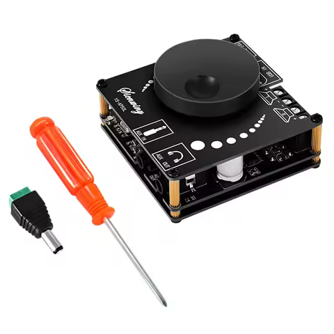 YS-AP50L Audio Power Amplifier 50Wx2 Stereo AMP Amplificador CS8673E Dual Channel Bluetooth-compatib