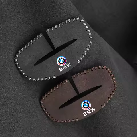 2pcs Car Seat Belt Cover Clip Safety Buckle Protective Cover For BMW 50th E90 F20 F30 F40 X7 X4 X5 X