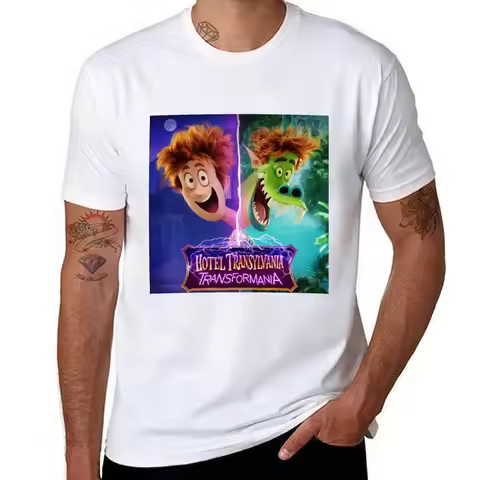 Johnny Hotel Transylvania Transformania 4 - Jonathan Loughran T-Shirt man t shirt heavy cotton graph
