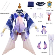 Trò chơi Genshin Tác động Kokomi Sangonomiya Trang Phục Cosplay Watatsumi Đảo Nữ thần Kimono Quần sh