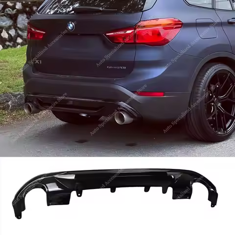 For Bmw X1 F48 Non M Sport MP Style Rear Bumper Diffuser Rear Splitter X1 20i 20d 25i 25d X-line 201